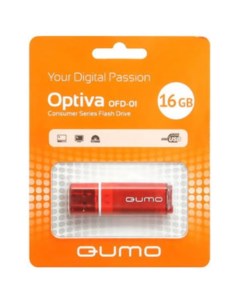 USB Flash Optiva 01 16Gb Red Qumo