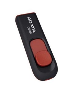 USB Flash A-Data C008 Black+Red 16 Гб (AC008-16G-RKD) Adata