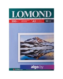 Фотобумага Глянцевая А3 200 г/кв.м. 50 листов (0102024) Lomond