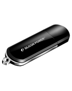 USB Flash LuxMini 322 Black 64GB (SP064GBUF2322V1K) Silicon power