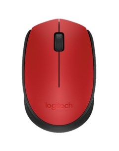 Мышь M171 Wireless Mouse красный/черный [910-004641] Logitech