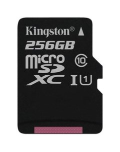 Карта памяти Canvas Select SDCS/256GB microSDXC 256GB (с адаптером) Kingston