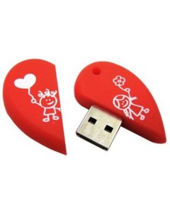 USB Flash Smart Buy Wild series Сердце 16GB (красный) Smartbuy