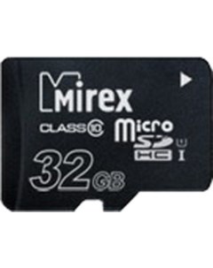 Карта памяти microSDHC UHS-I (Class 10) 32GB [13612-MCSUHS32] Mirex