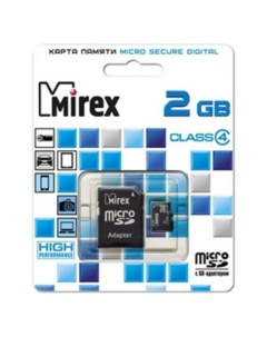 Карта памяти microSDHC (Class 4) 2GB (13613-ADTMSD02) Mirex