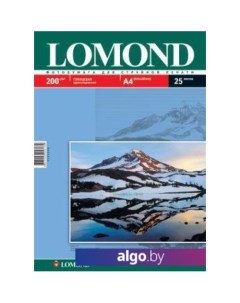 Фотобумага Глянцевая А4 200 г/кв.м. 25 листов (0102046) Lomond