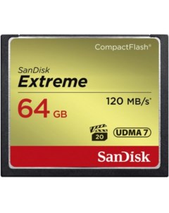 Карта памяти Extreme CompactFlash 64GB [SDCFXSB-064G-G46] Sandisk