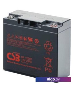 Аккумулятор для ИБП CSB GP12200 (12В/20 А·ч) Csb battery