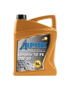 Моторное масло Longlife 12 FE 0W-30 5л Alpine