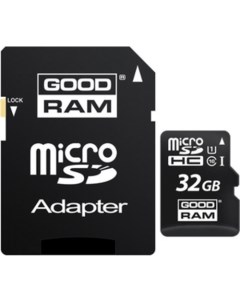 Карта памяти microSDHC (Class 10) UHS-I 32GB + адаптер [M1AA-0320R11] Goodram