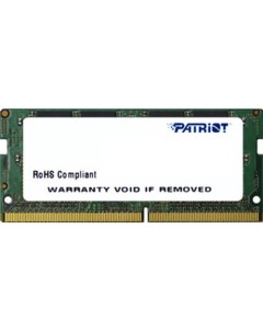 Оперативная память Signature Line 16GB DDR4 SODIMM PC4-19200 PSD416G24002S Patriot