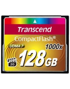 Карта памяти 1000x CompactFlash Ultimate 128GB (TS128GCF1000) Transcend