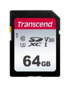 Карта памяти SDXC 300S 64GB Transcend