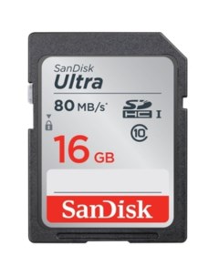 Карта памяти SDHC (Class 10) 16GB [SDSDUNC-016G-GN6IN] Sandisk