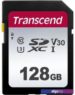 Карта памяти SDXC 300S 128GB Transcend