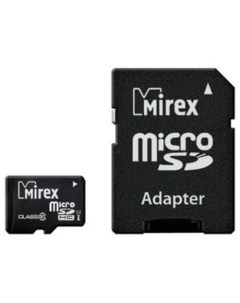 Карта памяти microSDHC UHS-I (Class 10) 16GB + адаптер [13613-ADSUHS16] Mirex