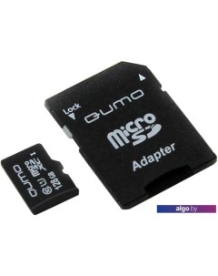 Карта памяти QM128GMICSDXC10U1 microSDXC 128GB + адаптер Qumo