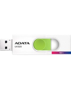 USB Flash UV320 512GB (белый/зеленый) Adata