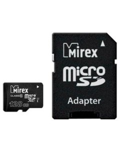 Карта памяти microSDXC UHS-I (Class 10) 128GB + адаптер [13613-AD10S128] Mirex