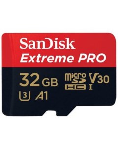 Карта памяти Extreme PRO SDSQXCG-032G-GN6MA microSDHC 32GB (с адаптером) Sandisk