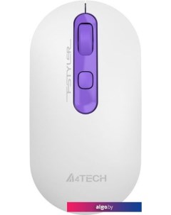 Мышь Fstyler FG20 (белый/фиолетовый) A4tech