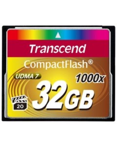 Карта памяти 1000x CompactFlash Ultimate 32GB (TS32GCF1000) Transcend