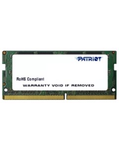 Оперативная память 4GB DDR4 SO-DIMM PC4-17000 [PSD44G213381S] Patriot