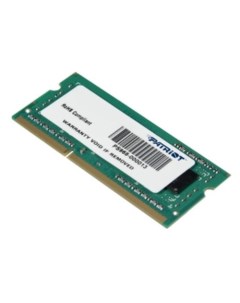 Оперативная память Signature Line 4GB DDR3 SODIMM PC3-12800 [PSD34G160081S] Patriot