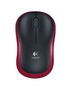 Мышь M185 (черный/красный) Logitech