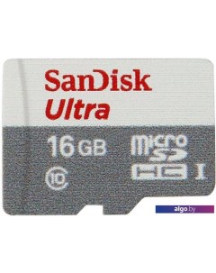 Карта памяти Ultra microSDHC Class 10 UHS-I 16GB Sandisk