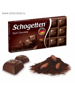 Шоколад темный Dark Chocolate 100 г Schogetten