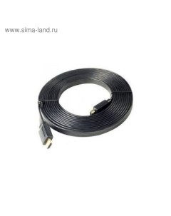 Кабель HDMI 19M/19M, HDMI(m)-HDMI(m), v 1.4, 15 м, позолоченные разъемы, черный Ningbo