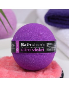 Бомбочка для ванны с шиммером Ultra Violet, 120 г Fabrik cosmetology