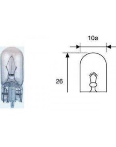 Лампа накаливания W3W Eco 10шт 1987302818 Bosch