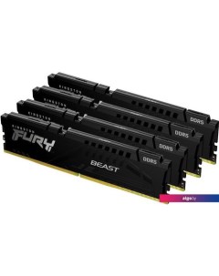 Оперативная память FURY Beast 4x32ГБ DDR5 5600МГц KF556C40BBK4-128 Kingston