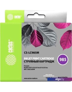 Картридж CS-LC985M (аналог Brother LC985M) Cactus