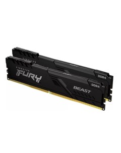 Оперативная память FURY Beast 2x4GB DDR4 PC4-25600 KF432C16BBK2/8 Kingston