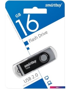 USB Flash Twist 16GB (черный) Smartbuy