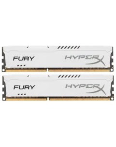 Оперативная память Kingston Fury White 2x4GB KIT DDR3 PC3-12800 (HX316C10FWK2/8) Hyperx