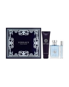 Парфюмерный набор Pour Homme Туалетная вода+Шампунь+Миниатюра Versace