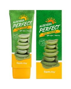 Солнцезащитный крем SPF 50+/PA+++ Aloevera Perfect Farmstay