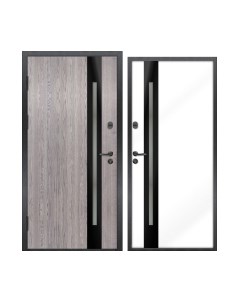 Входная дверь 70 98x206 левая частично остекленная Nord doors