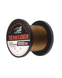 Леска монофильная Lider Camou Dark Brown 0.28мм 1200м / CDB-0286 Fishing empire