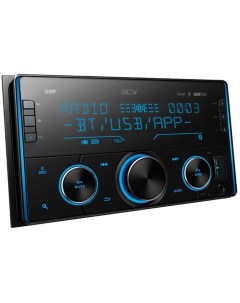 Автомагнитола 2 DIN ADX-211BM DSP, BLUETOOTH, USB, мультиподсветка Acv