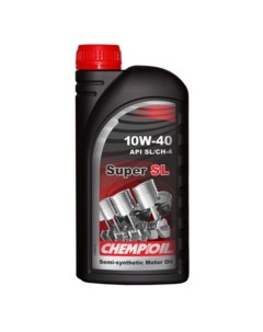 Моторное масло Super SL 10W-40 1л Chempioil