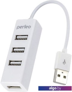 USB-хаб PF-HYD-6010H (белый) Perfeo