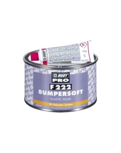 Шпатлевка BODY PRO F222 BUMPERSOFT, черная, 0,25 кг Hb body