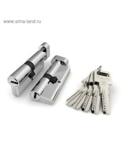 Цилиндровый механизм R602/90 (40х10х40) CP, с вертушкой, 5 ключей, цвет хром Fuaro