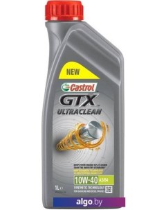 Моторное масло GTX Ultraclean 10W-40 A3/B4 1л Castrol