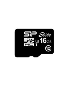 Карта памяти microSDHC Elite UHS-1 (Class 10) 16GB (SP016GBSTHBU1V10) Silicon power